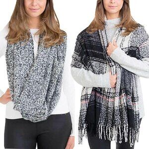 Emanuel Geraldo Women's Infinity Scarf, 2-Pack NWT